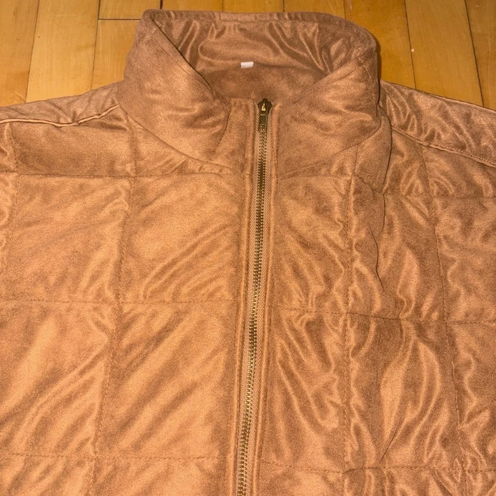 Amazon Women's Brown Quilted Dolman Puffer Jacket warm outer warm